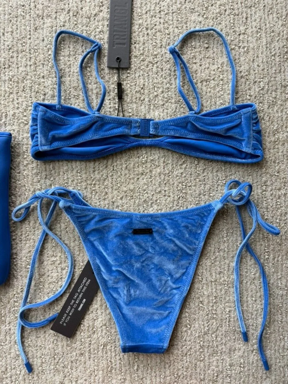 Triangl Swimwear Velvet Bikini Set